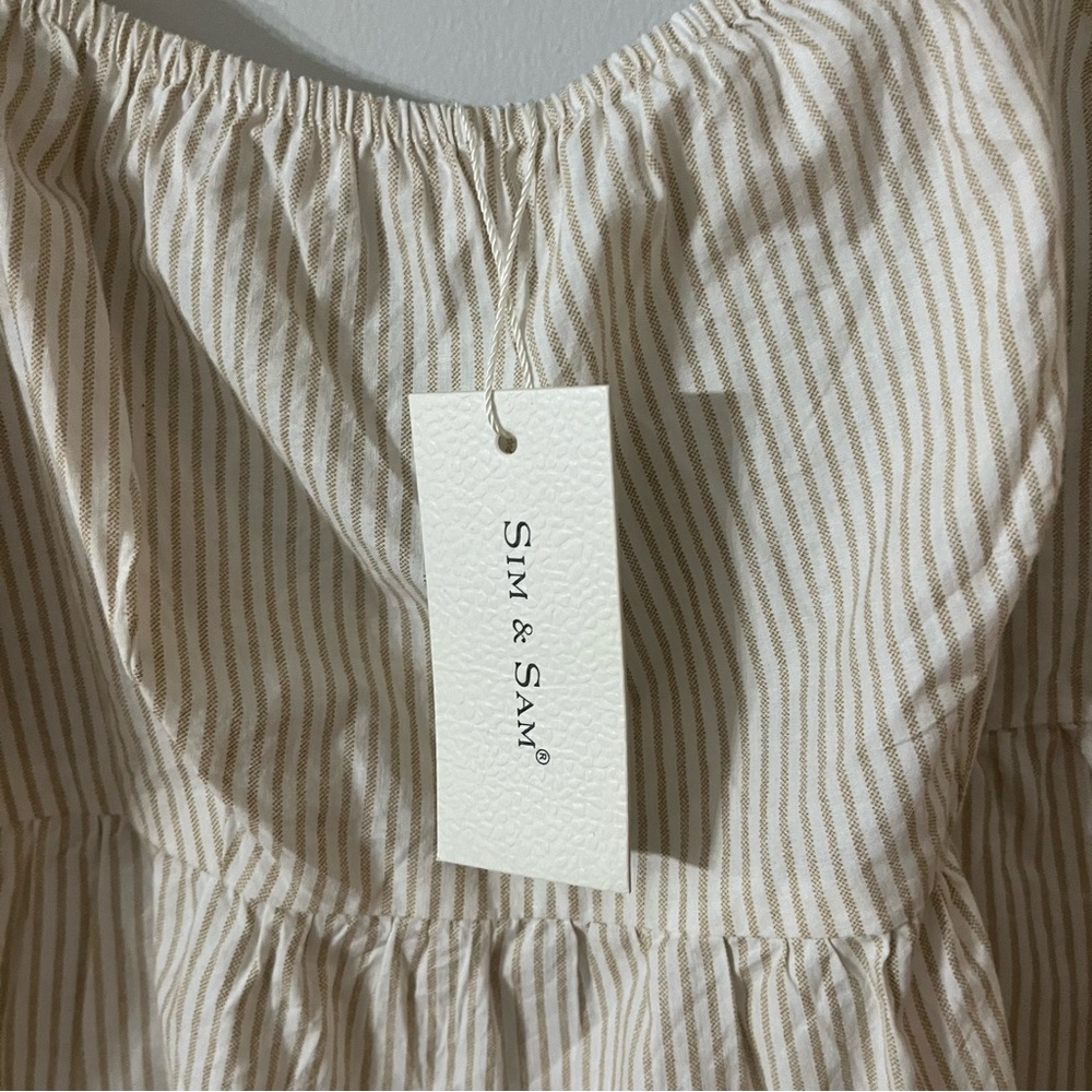 Sim and Sam Baby Doll Top Size Medium NWT - Picture 6 of 11
